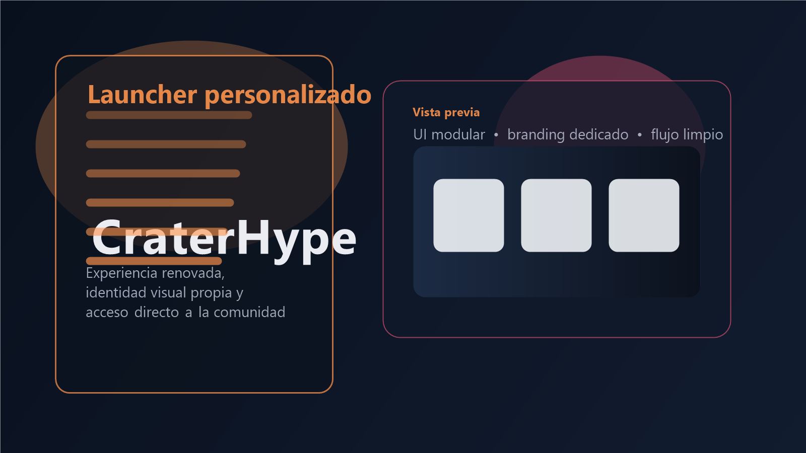Launcher CraterHype